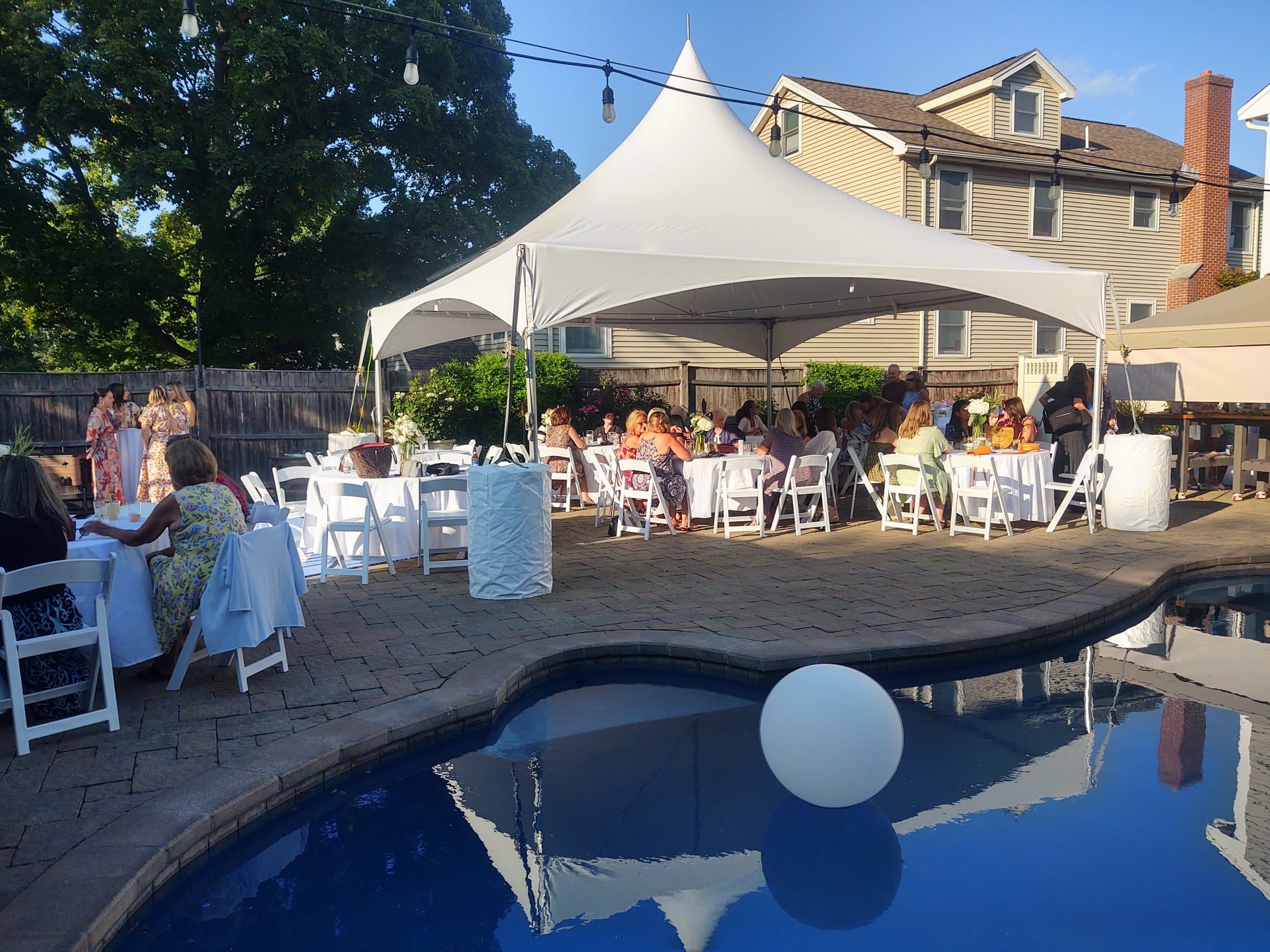 Backyard Tent Rental (Newton) marquee