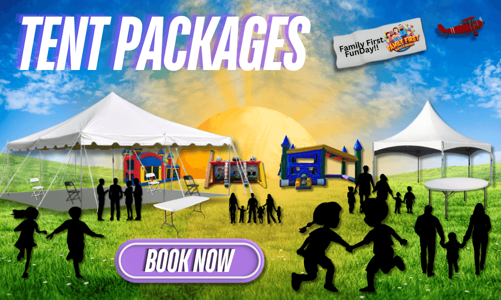 Family First Events and Rentals marquee