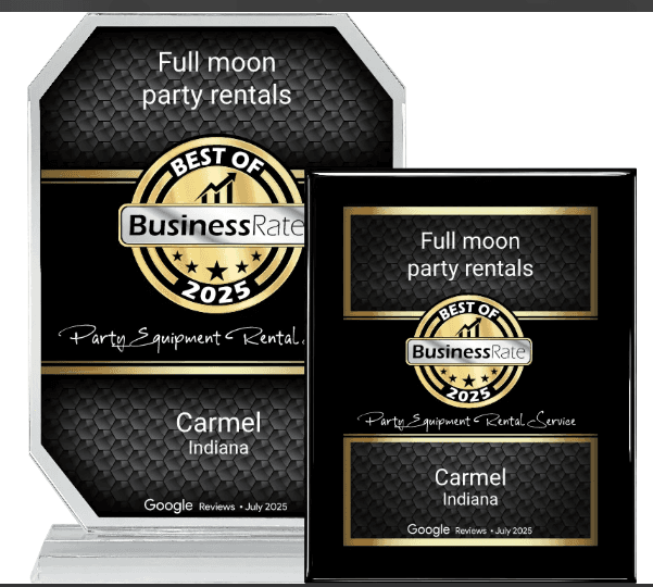 Full moon party rentals marquee
