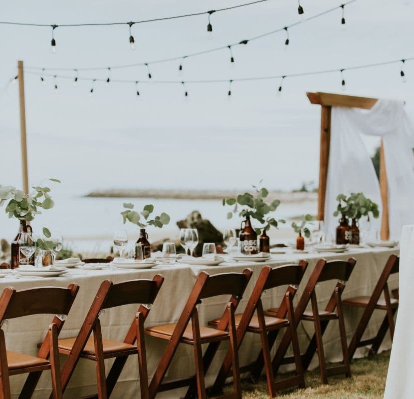 Pedersen's Event Rentals tent