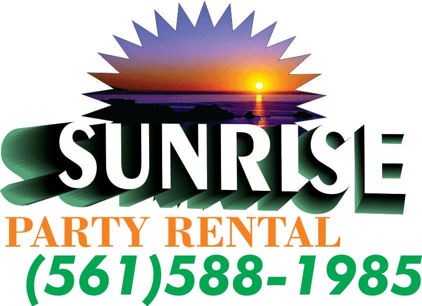 SUNRISE PARTY RENTAL marquee