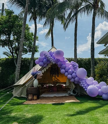 Wonder Party Florida tent